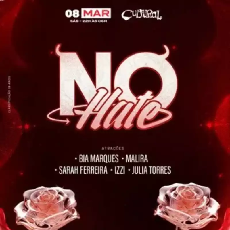 Festa No Hate no Cultural Bar